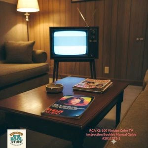 RCA XL-100 Vintage Color TV Instruction Booklet Manual Guide #2811373-1 - Picture 1 of 16