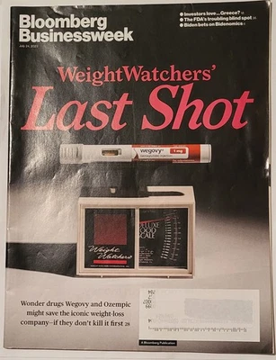 Bloomberg Businessweek Magazine July 24 2023 - WeightWatchers' Last Shot - Image 1 of 3