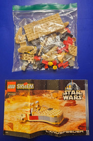 Lego Star Wars: Landspeeder (7110) with ALL Pieces & Manual