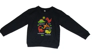 Rabbit Skins Unisex Kids Pullover Crew Neck Sweatshirt Size 5/6 Black - Picture 1 of 8
