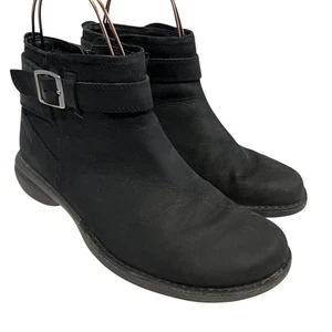 Merrell booties womens 8 Andover Bluff Waterproof boots black leather winter - Picture 1 of 13