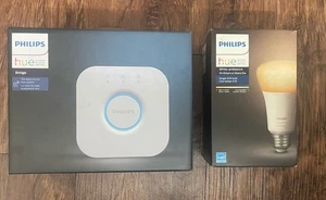 Philips Hue A19 10w LED With Wireless Bulb Starter Kit White - Picture 1 of 4