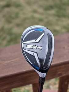 TaylorMade SIM Max Rescue 4 Hybrid 22° Ventus Blue 6R Regular Flex RH w/ Cover - Picture 1 of 5
