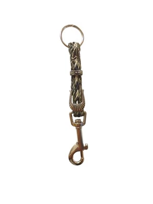 Austin Accents Braided Buckle Keychain