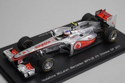 1:43 Spark S3023 Vodafone McLaren Mercedes MP4-26 Chinese GP 2011 #4 J.Button - Image 1 of 4