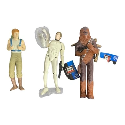 Star Wars Juguetes Figuras Trilogía Han Solo Luke Chewbacca Yoda C-3PO CON ETIQUETAS Foto 1 de 4