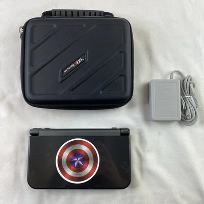 Nueva Consola Nintendo 3DS XL Gris Negra con Estuche Cargador Stylus Versión EE. UU. Foto 1 de 4