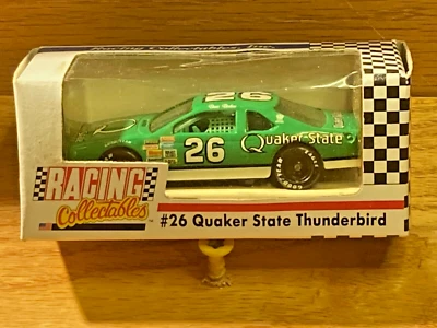 Brett Bodine #26 Quaker State Thunderbird RCCA 1:64 Diecast en caja Foto 1 de 3