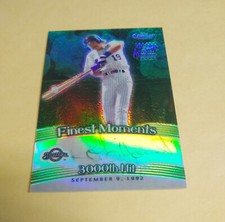 Robin Yount 2001 Finest Moments Refractors Autograph #FMA-RY Milw Brewers AUTO