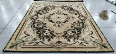 NAVY / BEIGE 8'-3" X 11' Back Stain Rug, Reduced Price 1172710887 EM824B-9 - Image 1 of 4