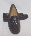 Cole Haan Mens Burgundy Cordovan Leather Tassel Loafers 8 D