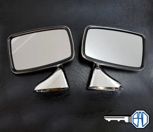 MG MGB MGB GT Estilo Tex Cromo Puerta Espejo Set Inc Fijaciones GAM215R y GAM216R - Imagen 1 de 8