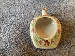 Vintage Miniatur D.K.B. Puppe Porzellan Bett Pfanne, 5" lang. - Bild 1 von 5