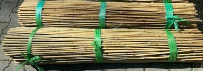 HEINRICHS AGRAR 500 St. Bambusstäbe - Tonkinstäbe 120 cm/10-12 mm Pflanzstäbe Sichtschutz Deko
