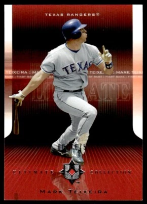 2004 UPPER DECK ULTIMATE COLLECTION /675 MARK TEIXEIRA R98 - Image 1 of 2