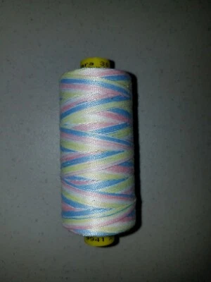 1Spool/Gutermann Mara 30 Variegated/Multicolor Topstitching Thread/Tex100/328yds - Image 1 of 4