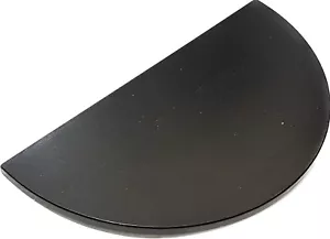 Ikea Galant Quarter Round Extension Top Black Brown 23.5” x 11 3/4” Used - Picture 1 of 4