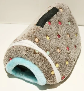Small Animal Cave Bed Hideout Nest Handle Sugar Glider Hamster Mouse - Picture 1 of 5