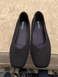 Pisos Vivaia Azul Marino Margot 2.0 Puntera Cuadrada Corte en V Talla 39.5 Usados en Excelente Condición - Imagen 1 de 5