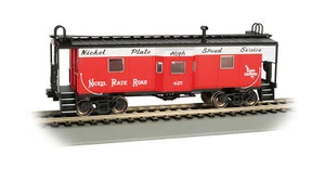 Bachmann 73202 HO Scale Nickel Plate Road Bay Window W/ Roof Walk Caboose - Picture 1 of 1