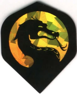 Mortal Kombat DRAGON Dart Flights: 3 per set - Imagen 1 de 4