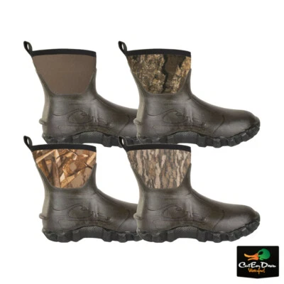 NEW DRAKE WATERFOWL 7" MID TOP MUDDER 2.0 BOOTS - BUCKSHOT SOLES - WATERPROOF - - Image 1 of 2