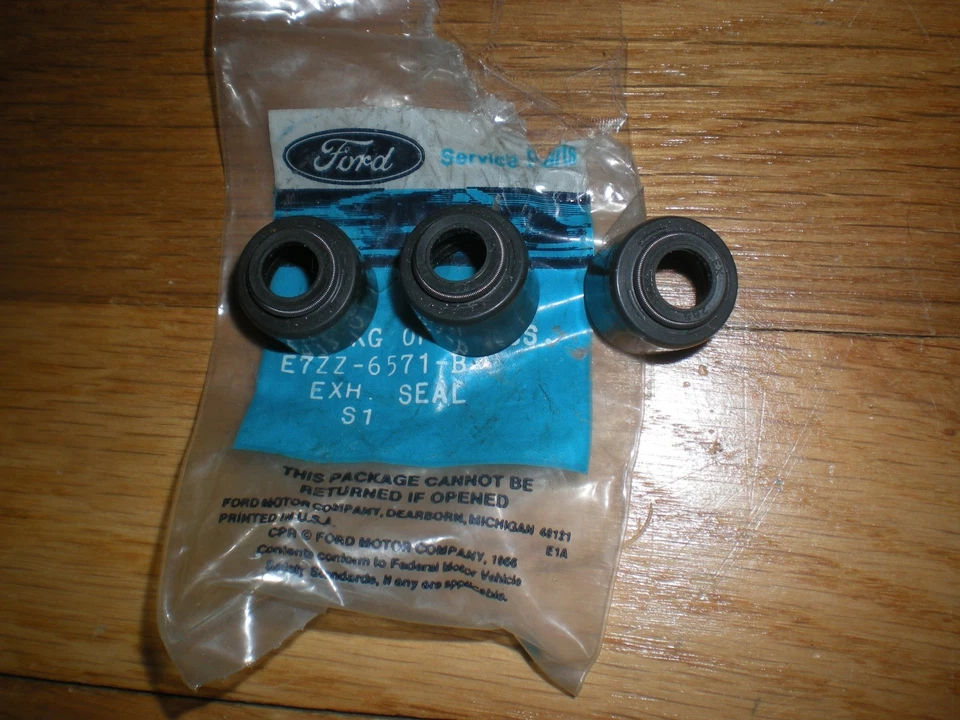 Nuevo de Lote Antiguo 1987 1988 1989 Ford Mustang 2.3L Sellos de Vástago de Válvula E7ZZ-6571-B Foto 1 de 1