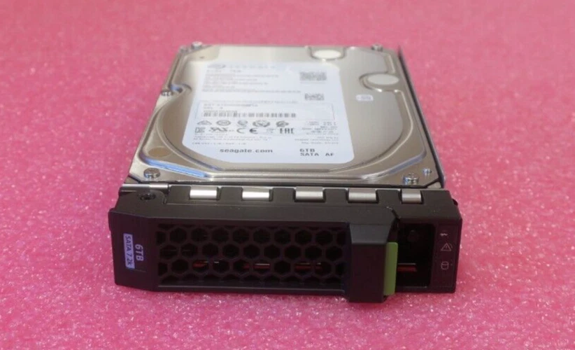 NEW Fujitsu 6TB SATA 6G 7.2K 512e Hot-Plug 3.5" Hard Drive HDD S26361-F5638-L600 - Image 1 of 4