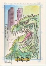 Batman Archives - Color Sketch Card by Magno - Killer Croc