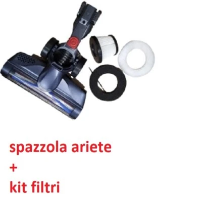 ARIETE Spazzola + kit filtri grigio rosso aspirapolvere cordless 2763 2767