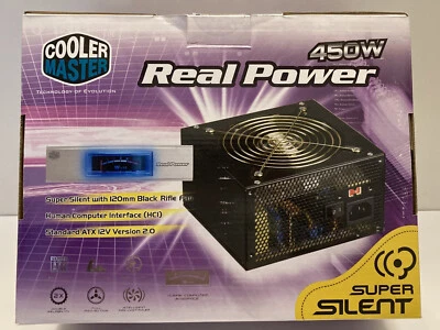 Cooler Master Real Power RS-450-ACLX 450W ATX 12V Computer Power Supply - Image 1 of 4