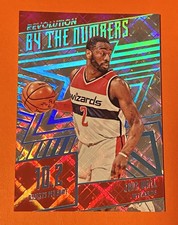2016-17 JOHN WALL 55/100 PANINI REVOLUTION BY THE NUMBERS COSMIC SILVER #13 RARE