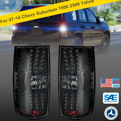 Luces traseras LED de freno para Chevy Suburban 1500 2500 Tahoe 2007-2014 Foto 1 de 4