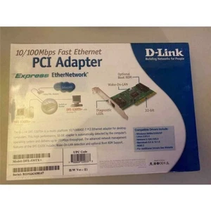 SCHEDA ADATTATORE PCI ETHERNET D-LINK EXPRESS NUOVA PC ETHERNETWORK - Foto 1 di 2