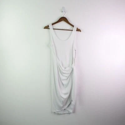 Vestido camisero envolvente Three Dots blanco M Foto 1 de 4