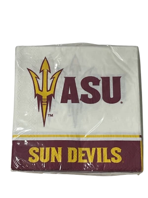 50ct Arizona State Sun Devils 2-ply Premium Lunch Napkins