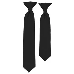 Solid Color Pre-tied Clip On Necktie For Boy - Picture 1 of 52