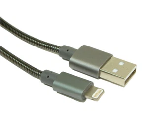 3.3ft ARMORED Genuine Lightning MFi-Certified USB Cable Sync & Charge - Picture 1 of 2