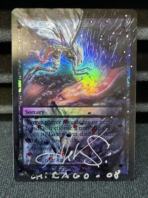 Magic: The Gathering MTG Aleksi Briclot Customized Lorwyn Foil Thoughtseize - Image 1 of 4