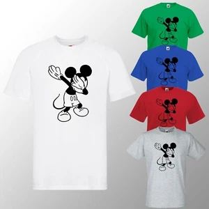 Kids Dab Mickey Mouse Funny TShirt Boys Girls Disney Shirt Mickey Disney Gift - Picture 1 of 18