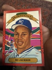 Bo Jackson Donruss Diamond Kings #1 Multiple White Dot Errors Very Rare