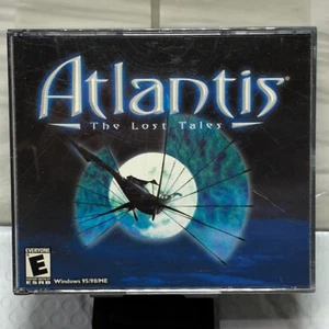 Atlantis: The Lost Tales PC Video Game CRYO Interaction 4 DVD Disc Set Complete - Picture 1 of 4