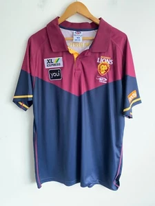 AFL Brisbane Bears-Fitzroy Football Club Polo Men 3XL Blue Red Short Sleeve - Picture 1 of 8