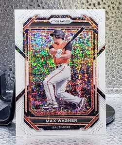MAX WAGNER ~ 2023 Prizm White Sparkle PRIZM Short Print SP #164 / ORIOLES 