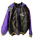 Minnesota Vikings Jacket Coat - Nfl Authentic Size Xl - Nylon & Fleece Nwt