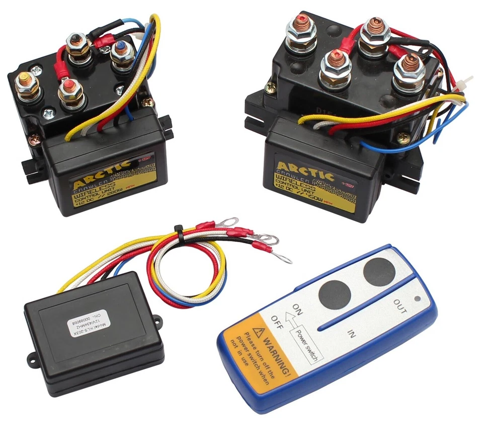 Funk Fernbedienung elektrische Seilwinde Batterietrennrelais Hochstrom Relais - Bild 1 von 1