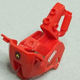 LEGO 52035pb09 Motorcycle Fairing City Fire Logo 60000 Both Sides Red x1 Genuine