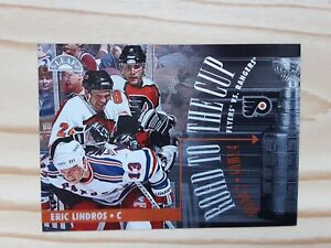 1995 HOCKEY NHL  Leaf’95-96 Insert ROAD TO THE CUP ERIC LINDROS FLYERS #4