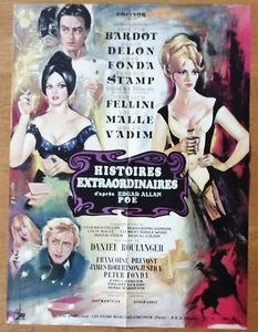 AUSSERGEWÖHNLICHE GESCHICHTEN Brigitte Bardot Fellini Original Filmplakat - Bild 1 von 1