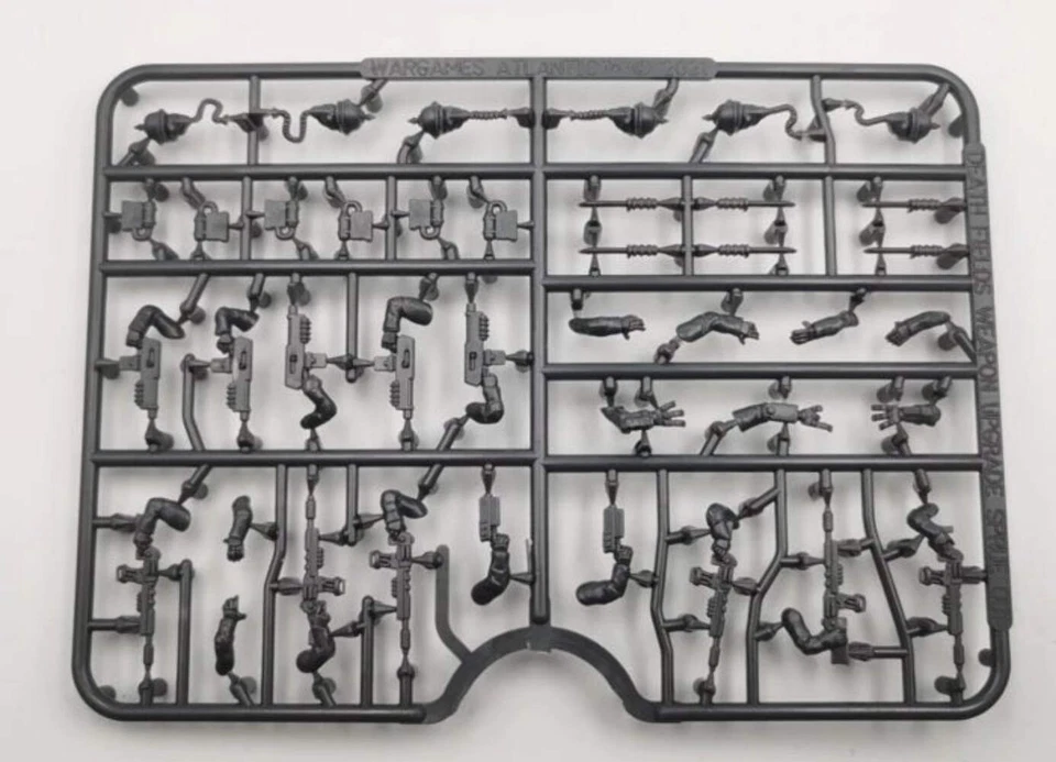 Wargames Atlantic Death Fields Weapons Upgrade Sprue 001 28mm Plastic